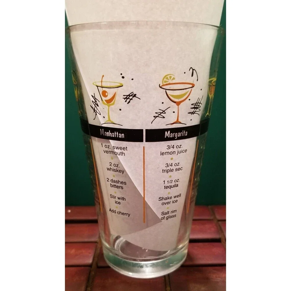 Vintage Retro Barware 16oz